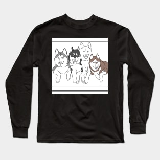 Huskies Long Sleeve T-Shirt